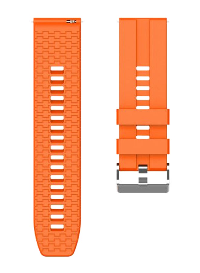 Remson Replacement Watch Band For Huawei Watch GT/Samsung Gear S3 22mm Orange - Image 1