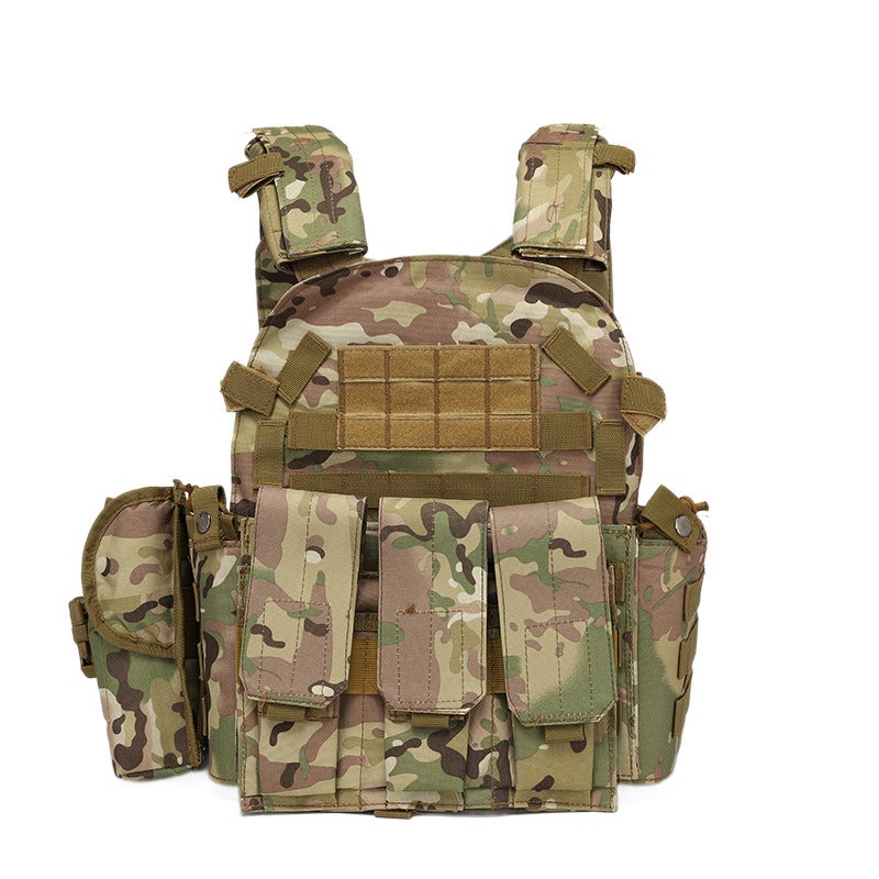 Outdoor Tactical Molle Vest Multi-Pocket Camo Training Vest for Men and Women - Image 5
