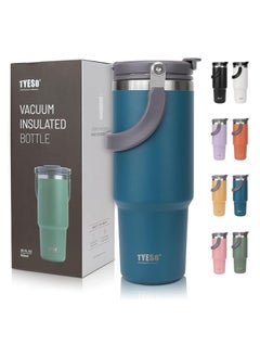TYESO Insulated Bottle With For Water, Iced Tea Or Coffee, Juice And Smoothie 30 Oz.  - Image 1