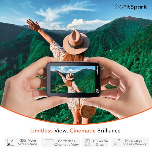 FitSpark MyFitSpark DOLPHIN 1.0 Big 2.20" Full Frame Borderless Display | Real 4K30FPS 20MP Dual Touchscreen WiFi Action Camera | Wireless MIC Support | EIS 3.0 Sony Sensor No.1 Chipset Smart Remote + Full Kit - Image 4