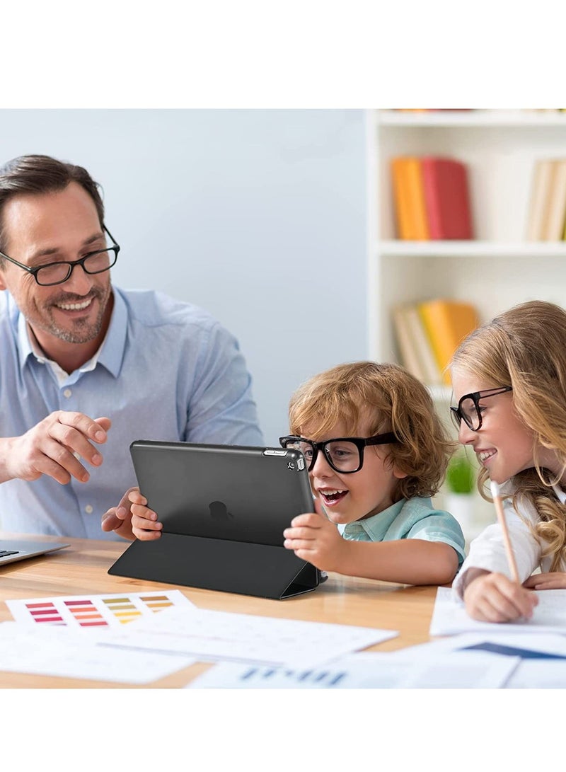 حافظة آيباد الجيل 9/8/7 (2021/2020/2019) حافظة آيباد 10.2 بوصة مع حامل قلم [نوم/استيقاظ] رقيقة ناعمة من TPU مع قاعدة مغناطيسية ذكية غلاف واقي للحالات - Image 4