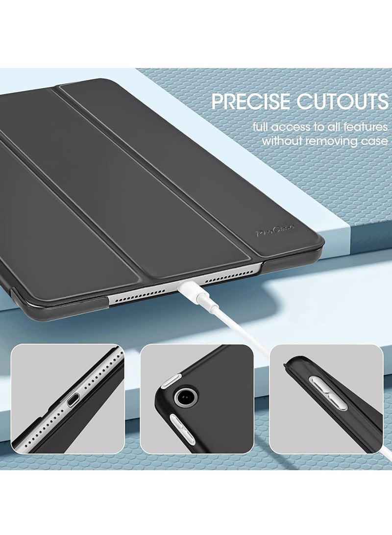 حافظة آيباد الجيل 9/8/7 (2021/2020/2019) حافظة آيباد 10.2 بوصة مع حامل قلم [نوم/استيقاظ] رقيقة ناعمة من TPU مع قاعدة مغناطيسية ذكية غلاف واقي للحالات - Image 3