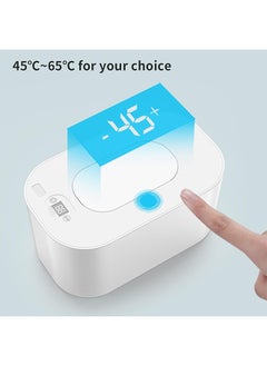 Beauenty Baby Wipe Warmer Baby Wet Wipes Dispenser with 24h Constant Temperature Large Capacity  Energy Saving  Heating All Day and  Wet Wipes Heater for Baby Adults (White)  - Image 5