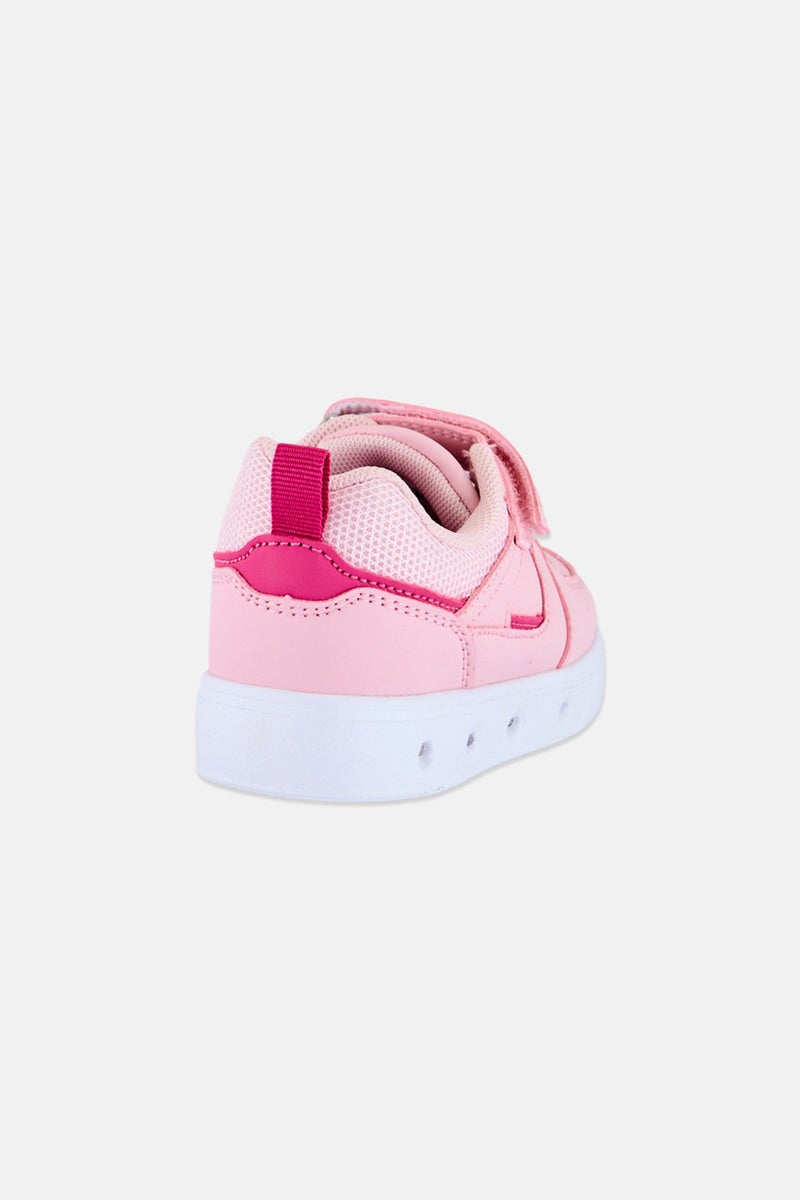 Mudd Toddlers Girl Velcro Closure Outdoor Shoes, Pink - Image 3