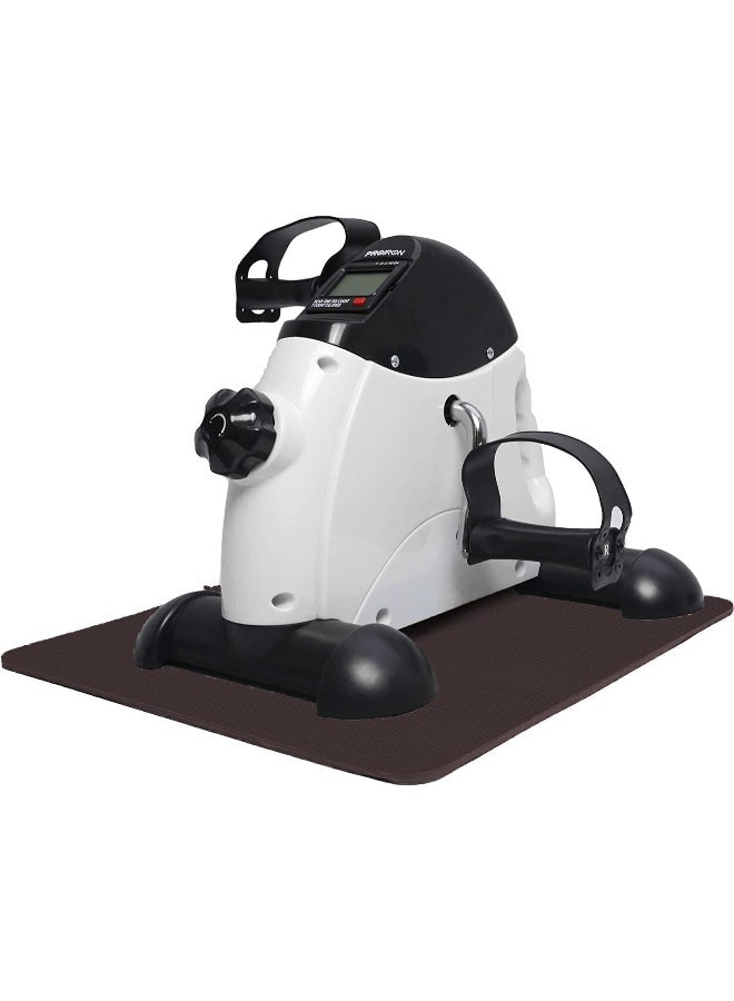 PROIRON Pedal Exerciser with Digital Display, Mini Exercise Bike Pedal Sit Down, Desk Cycle Leg Arm Foot, Small Equipment for Home, Office, Elderly, Rehabilitation - Image 1