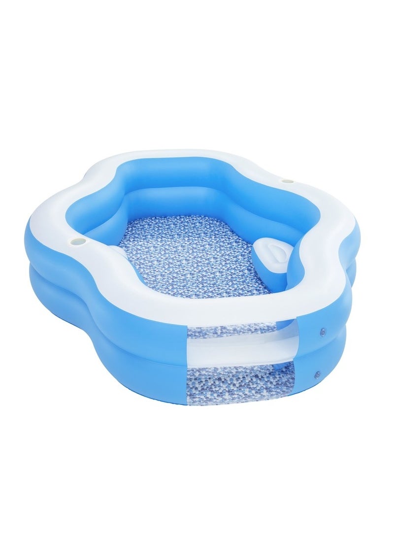 Bestway - Family Pool Splash View with Side Window 270x198x51 cm - 54409 - Image 2