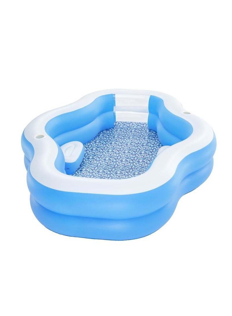 Bestway - Family Pool Splash View with Side Window 270x198x51 cm - 54409 - Image 3