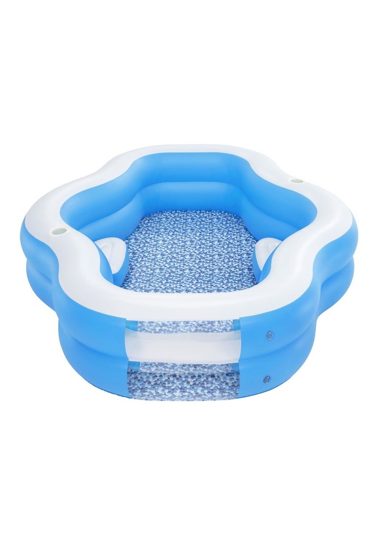 Bestway - Family Pool Splash View with Side Window 270x198x51 cm - 54409 - Image 5