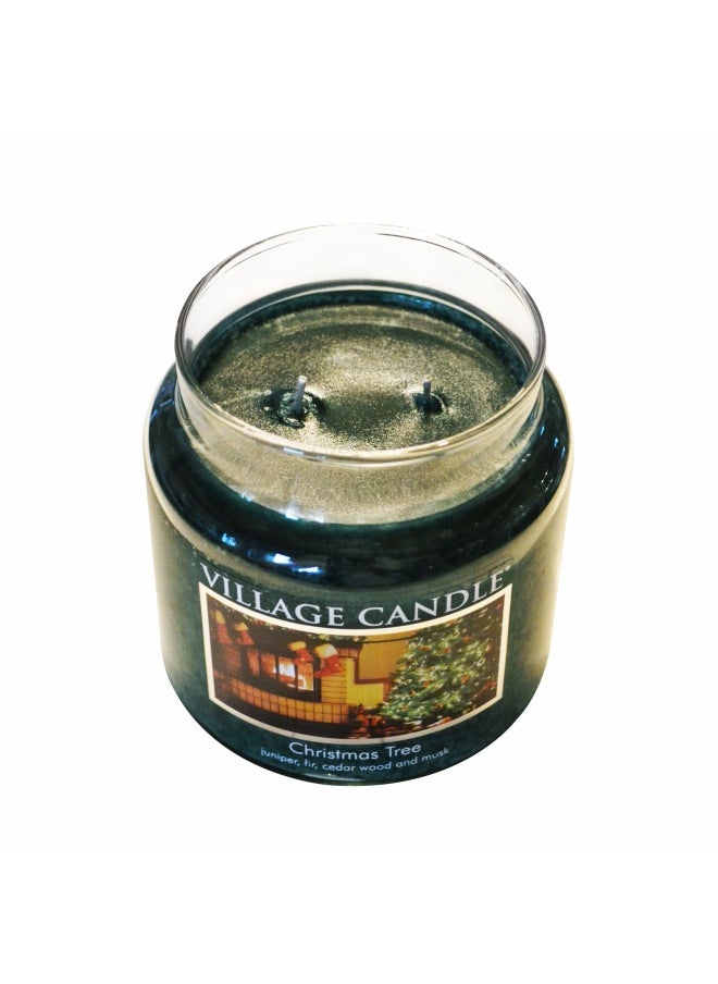Village Candle 1 Piece 26 Ounce 1219 Grammes Premium Candle Jar Tree  - Image 3