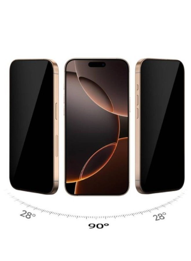 S-TOP Privacy Screen Protector for iPhone 14 Pro, 9H Hardness Tempered Glass Anti-Spy Layer, by S-TOP - Image 2