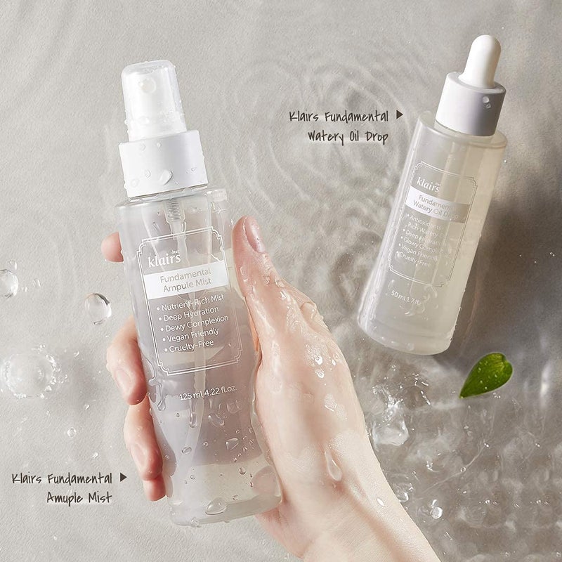 Dearklairs Klairs Fundamental Watery Oil Drop 169 Fl Oz WaterBased Serum With The Rich Hydration Of A Facial Oil - Image 5