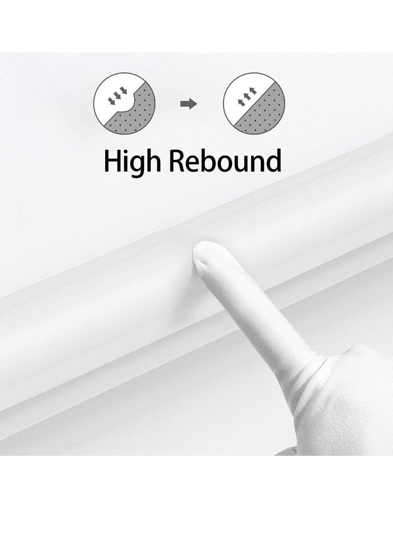2PCS Edge Safety Bumpers 50CM Edge Protector for Baby Proofing, Soft Silicone Foam, Furniture Edge Bumper Guard, 3M Adhesive