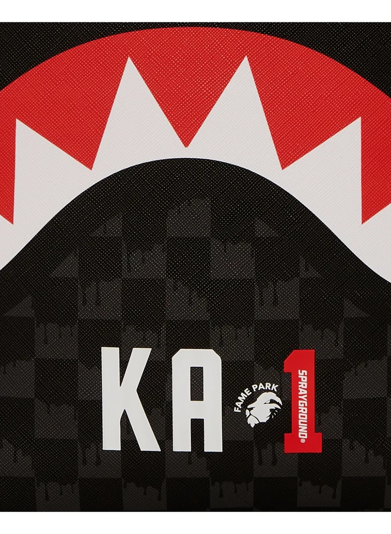 سبراي جراوند حقيبة ظهر CROWN DRIP CHECK x KA1 DLXSV سوداء
