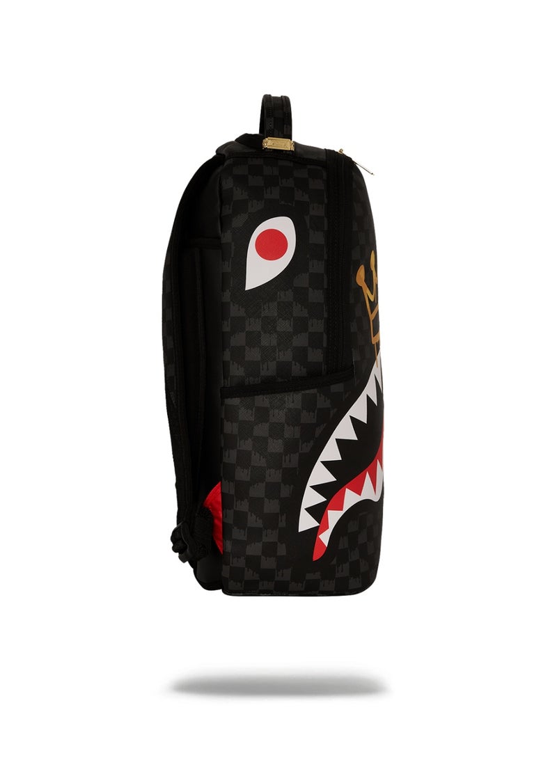 SPRAYGROUND CROWN DRIP CHECK x KA1 DLXSV BACKPACK BLACK  - Image 3