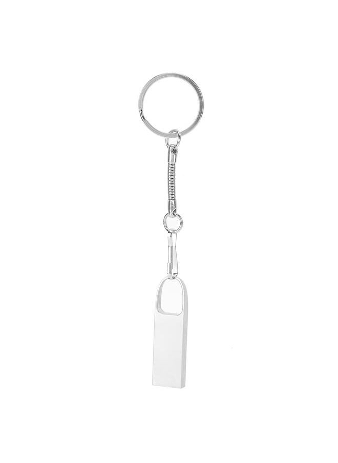 CW10472 USB2.0 Mini Metal USB Flash Drive Portable USB Flash Drive Silver 64G