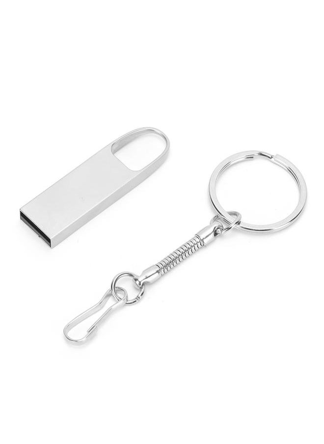 Thoraya CW10472 USB2.0 Mini Metal USB Flash Drive Portable USB Flash Drive Silver 64G  - Image 3