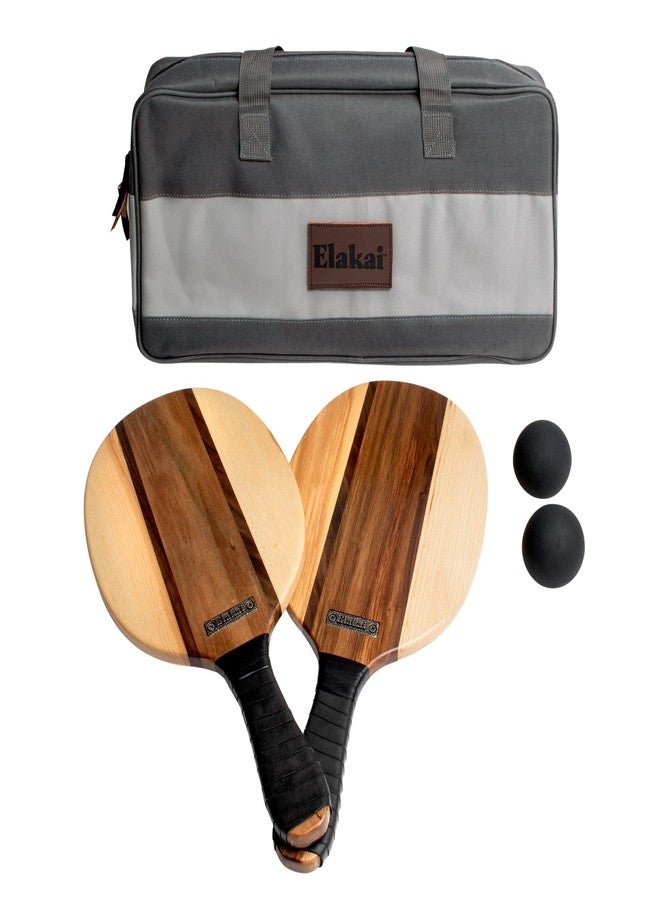 Elakai Outdoor Games for Adults and Family Premium Carry Bag Included Paddle Ball Set - Image 1