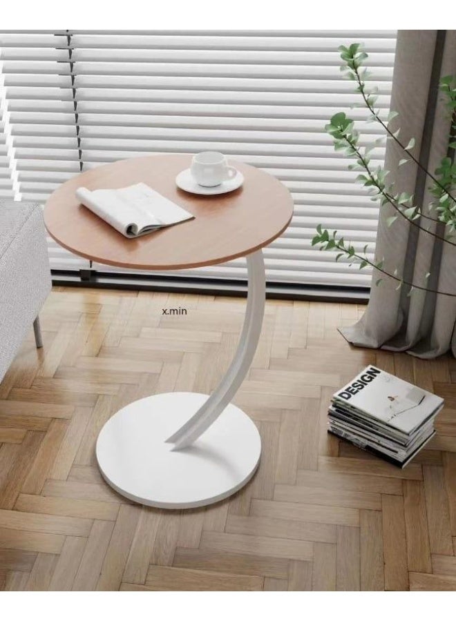 Modern Side Coffee Table Compact Living Room Accent Furniture Sofa Bedside Snack Laptop Holder Minimal Design Space Saving Home Decor Use - Image 2
