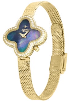 Jovial JOVIAL 1542LGMQ04ZE Women's metal band  Watch, 28mm, Blue Dial  - Image 2