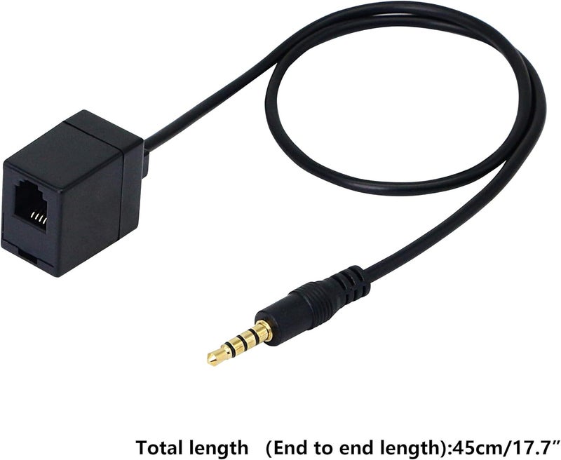 SinLoon RJ9 to 35mm Telephone Adapter  Convert Headset to Smartphones - Image 5