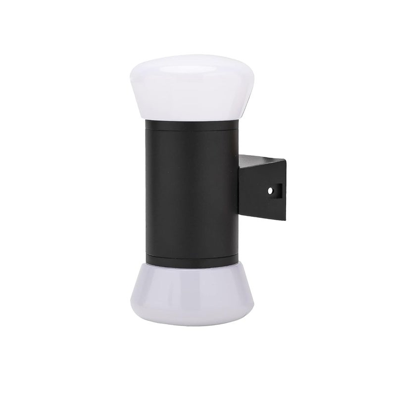 Ultimate أضواء LED الفاخرة النهائية للجدران | مصابيح الجدران لأعلى وأسفل | أضواء الجدران الخارجية للارتفاع والحدائق والفناءات وجسم مقاوم للصدمات (1+1 أبيض دافئ) - Image 5