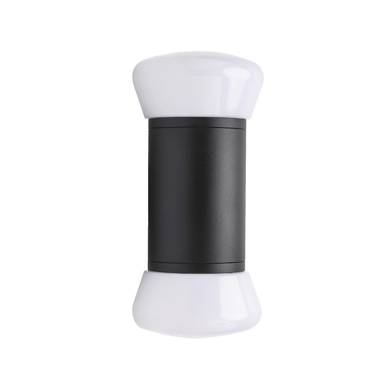 Ultimate أضواء LED الفاخرة النهائية للجدران | مصابيح الجدران لأعلى وأسفل | أضواء الجدران الخارجية للارتفاع والحدائق والفناءات وجسم مقاوم للصدمات (1+1 أبيض دافئ) - Image 4