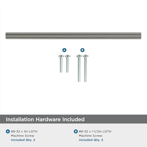 Amerock | Cabinet Pull | Satin Nickel | 8-13/16 inch (224 mm) Center-to-Center | Versa | 1 Pack | Drawer Pull | Cabinet Handle | Cabinet Hardware - Image 5