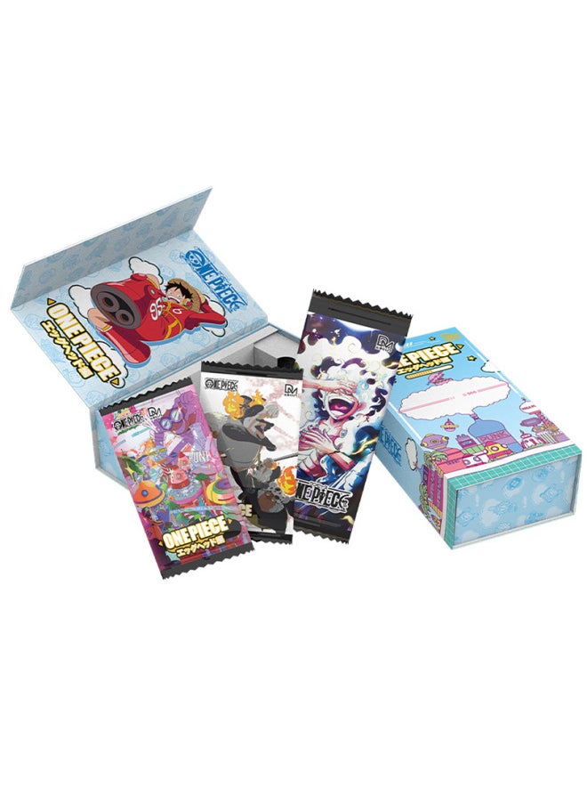 East Man Society One Piece Third Play Pirate Animation Surrounding Fun Card Blind Box Unpacking Products Listed And Snapped Up-Color:Strange Soldier One Piece Straw Hat, One Box Of 12 Packs, 2 Pieces Per Pack + 1 Piece  - Image 2