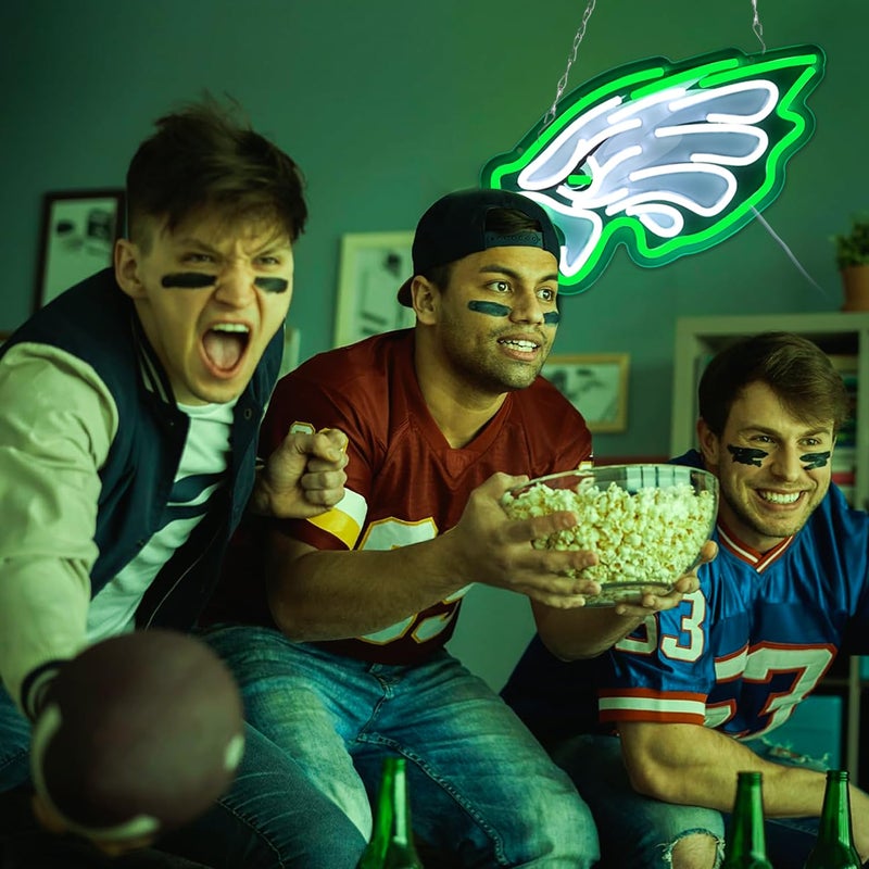 JFLLamp Eagles Neon Signs for Wall Decor Eagles Neon Lights for Bedroom Led Signs Suitable for Dormitory Man Cave Christmas Gift - Image 5