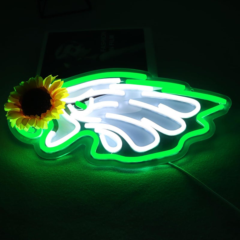 JFLLamp Eagles Neon Signs for Wall Decor Eagles Neon Lights for Bedroom Led Signs Suitable for Dormitory Man Cave Christmas Gift - Image 2