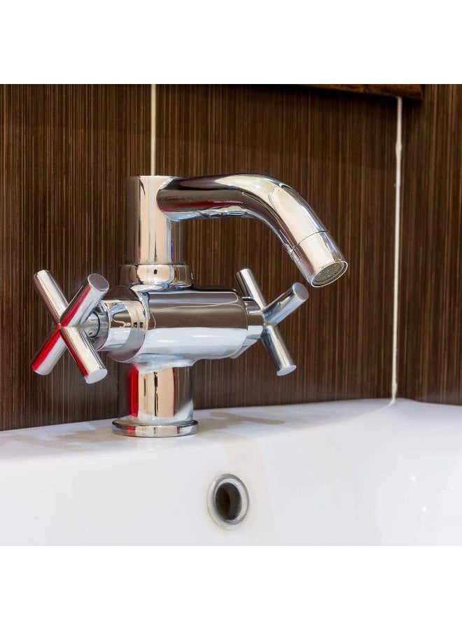Sink Overflow Ring, Basin Sink Overflow Ring Overflow Cap for Kitchen Bathroom Vanity Basin Drain Hole Covers Easy to Install Insert Spare Parts Overflow Cover(4 Pieces)  - Image 2