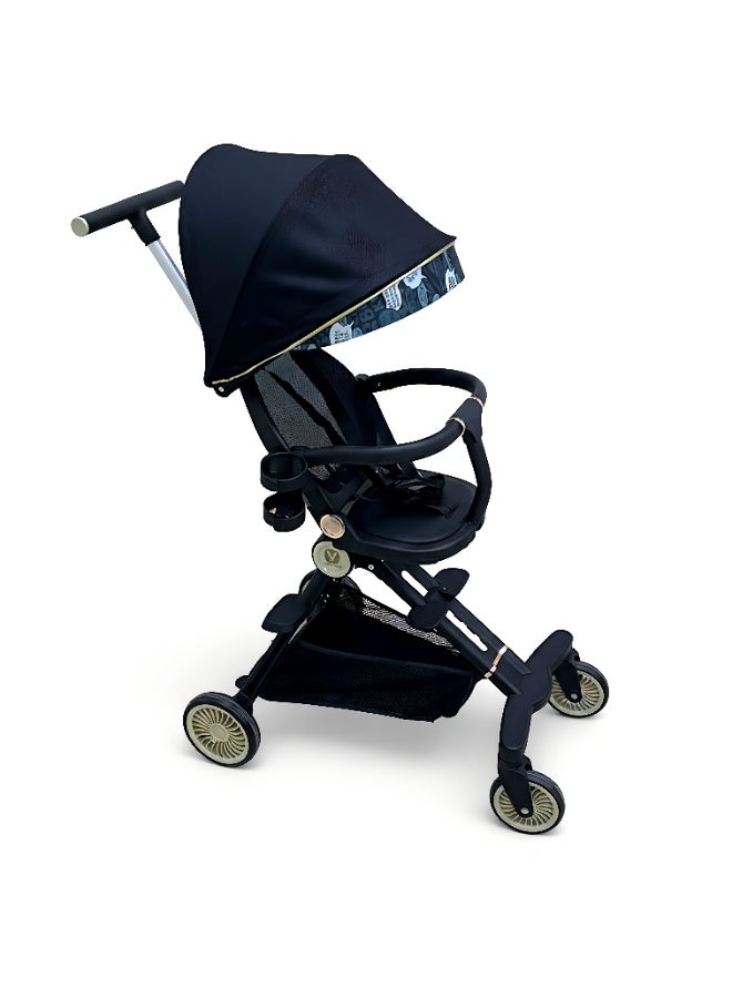 عربة أطفال فاخرة 3 في 1 | خفيفة الوزن، قابلة للطي والتحويل | نظام سفر متعدد الوظائف للرضع والأطفال الصغار - Image 3