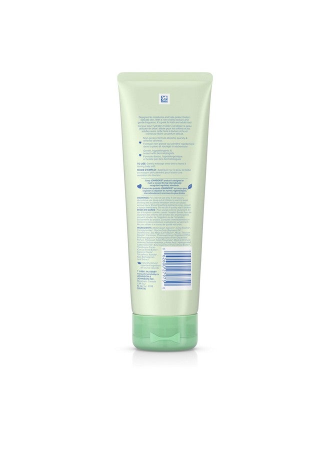 Johnson's Baby Creamy Oil With Aloe & Vitamin E For Delicate Skin, Non-Greasy Moisturizing Baby Body Lotion For Soft Skin, Hypoallergenic & Free Of Parabens, Phthalates, & Dyes, 8 Fl. Oz - Image 5