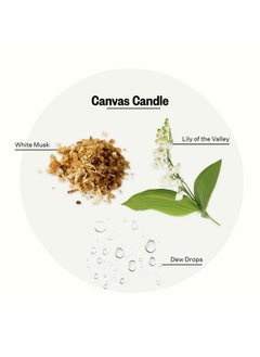 APOTHEKE Apotheke Luxury Scented Candles for Home, Canvas - Aromatherapy Jar Candle with Soy Wax Blend  - Image 2