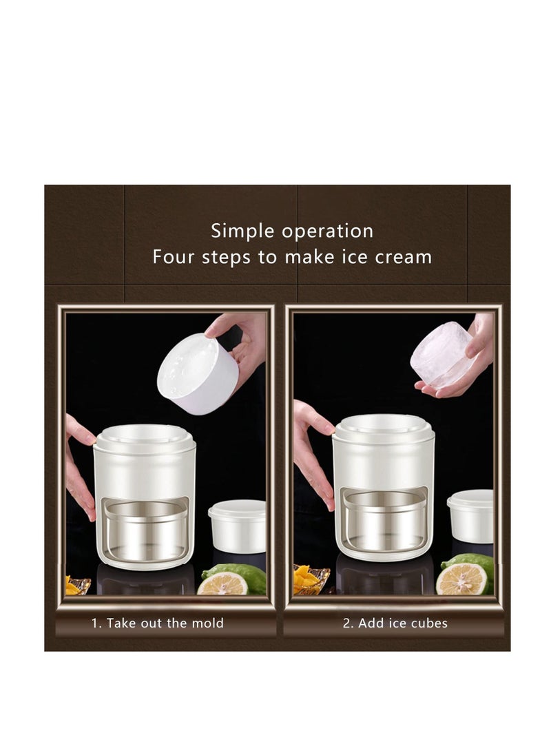 NIBEMINENT - Shaved Ice Machine,Portable Crusher Snow Cone Machine with Cube Tray,Manual for Home,BPA Free Shaver, - Image 1