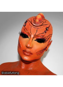 ميهرون عصا مزيج كريم المكياج من Mehron | طلاء الوجه، طلاء الجسم، وكريم الأساس | طلاء الجسم عصا مثالية لمكياج الهالوين (0.75 أونصة) (برتقالي)  - Image 2