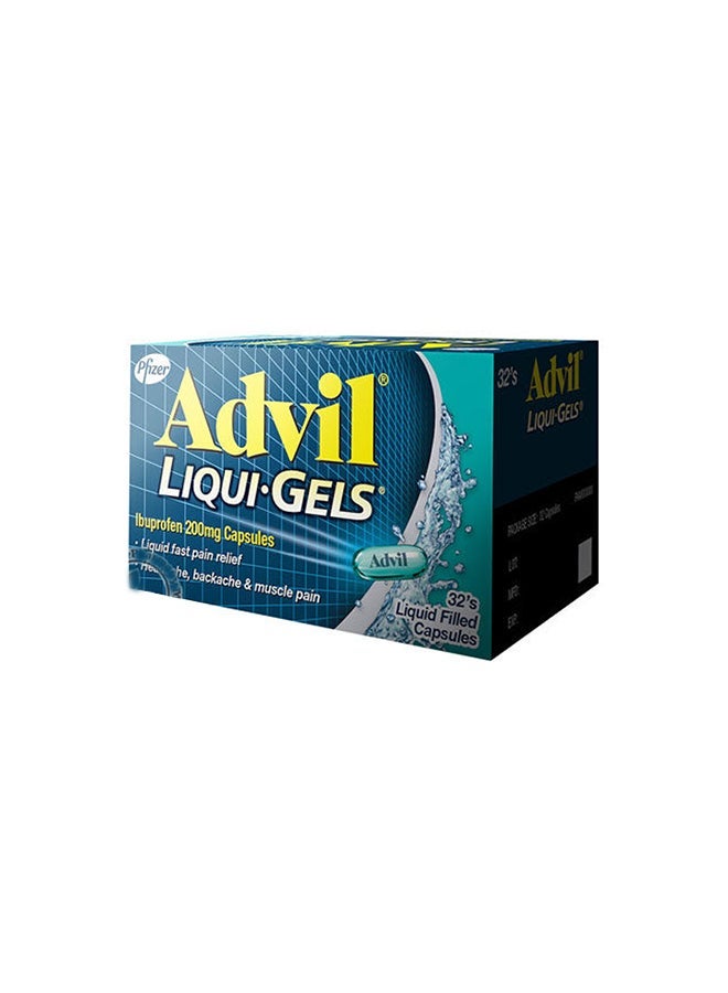 Advil 200Mg Ibuprufen Liquigel 32S