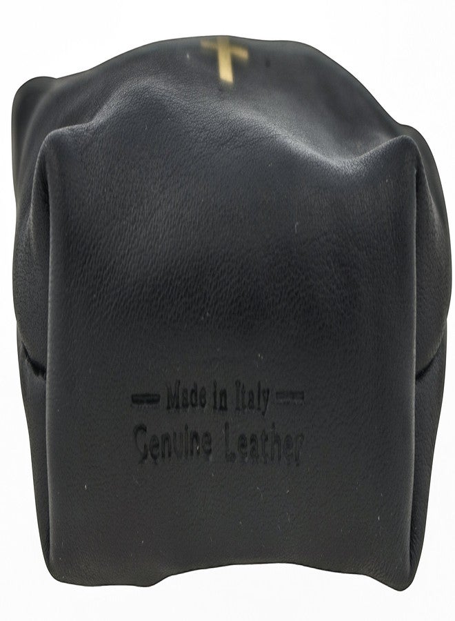 Venerare Genuine Italian Leather Catholic Rosary Pouch | Fits Almost of Rosary | Makes a Great First Communion or Confirmation Gift | Ideal for Boys or Girls - Image 2