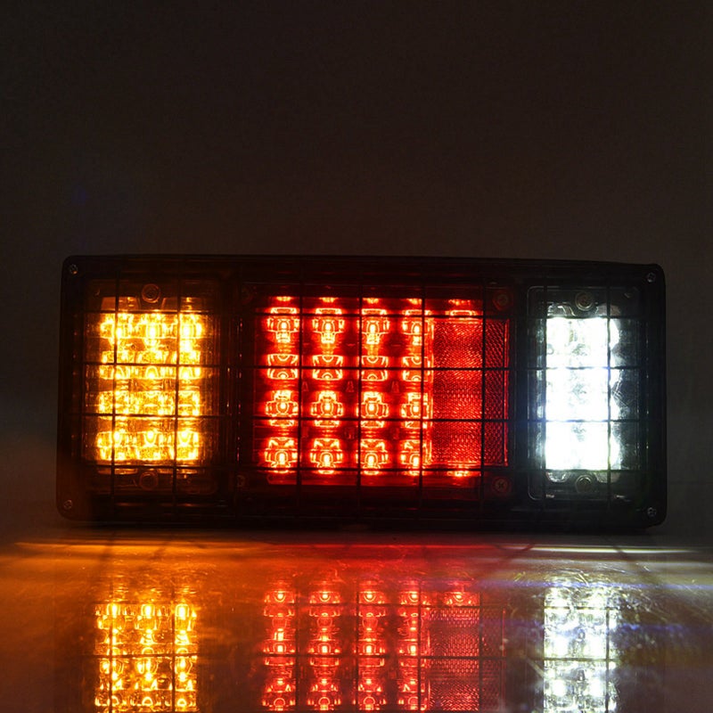 2pcs 12V LED Tail Lights Brake Reverse 40 LEDs Indicator Lights for Trailer Truck Boat - Image 3