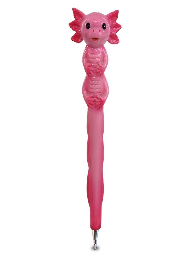 Planet Pens Axolotl Novelty Pen - Cute Funny Pens for Kids, Teens and Adults, Fun Cool Ball Point Pen for School Writing and Unique Office Supplies, Cute Axolotl Pen Gift for Men and Women - 6 Inches - Image 1