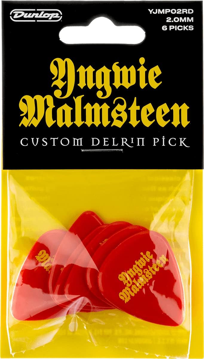 JIM DUNLOP Dunlop Yngwie Malmsteen Custom Delrin Picks 6 Pack - Image 1