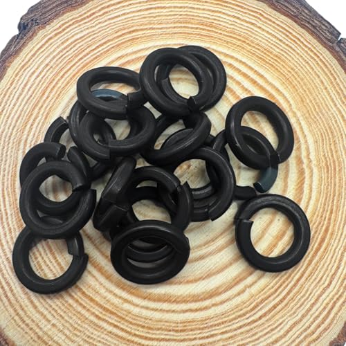 NGe M6，0.24" ID，Open Lock Washer Spring Washer Black (100 pcs) - Image 4