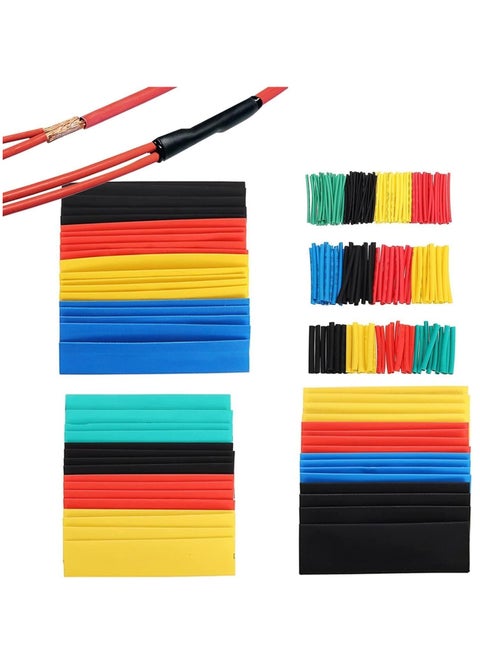 Besomi Electronics 328-Piece Heat Shrink Tubing Kit Assorted Sizes and Colors Comprehensive Insulation Set for Electrical Wiring