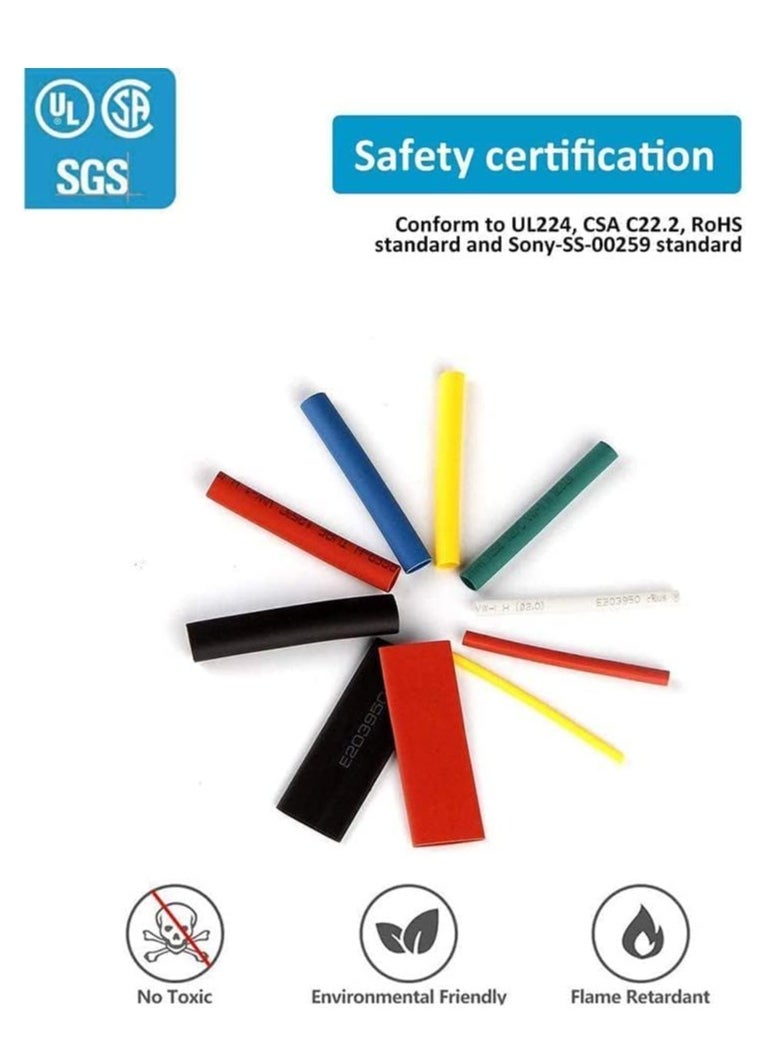 Generic - Besomi Electronics 328-Piece Heat Shrink Tubing Kit Assorted Sizes and Colors Comprehensive Insulation Set for Electrical Wiring - Image 1