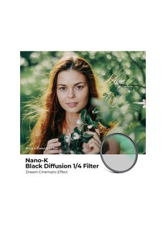 K&F Concept Concept 77mm Black Diffusion 1/4 Filter Mist Cinematic Effect Filter with 18 Multi-Layer Coatings for Video/Vlog/Portrait Photography (K-Series)  - Image 3