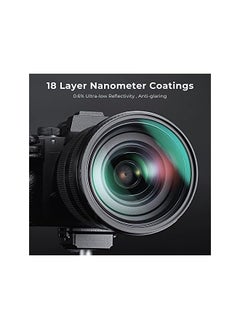 K&F Concept Concept 77mm Black Diffusion 1/4 Filter Mist Cinematic Effect Filter with 18 Multi-Layer Coatings for Video/Vlog/Portrait Photography (K-Series)  - Image 4