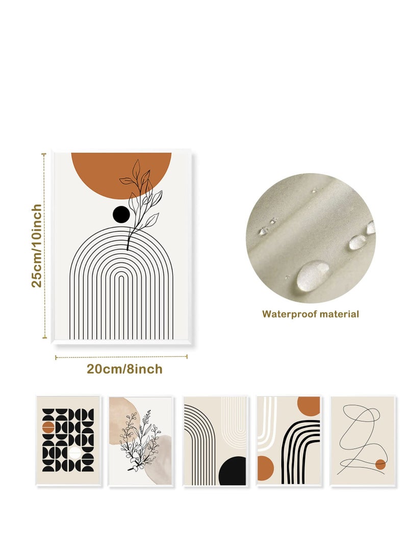 Excefore Art Wall Decor 6 Pcs Abstract Geometric Line Art Prints for Living Room, Bedroom, and Gallery Exhibition - Image 5