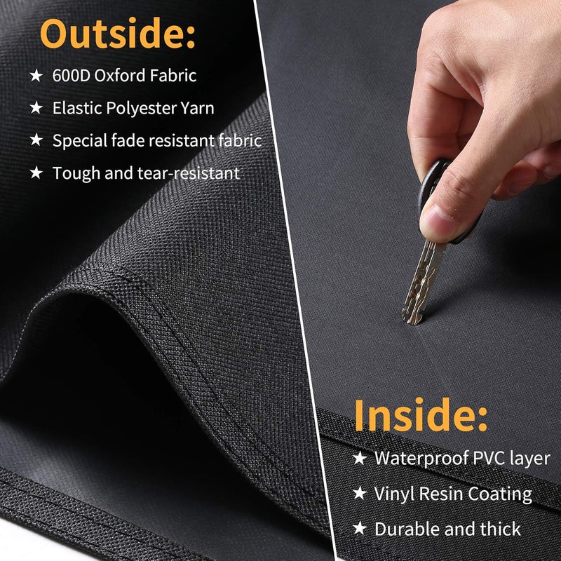 SUPJOYES Electric Grill Cover or Georgen Foreman GGR50B, GFO3320, GFO240 Indoor/Outdoor Electric Grill, Heavy Duty Waterproof BBQ Grill Cover - Image 3