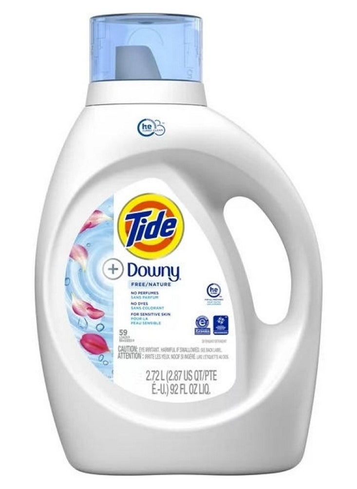 Tide Liquid Detergent Free Nature 59 Loads 2.72 L  - Image 1