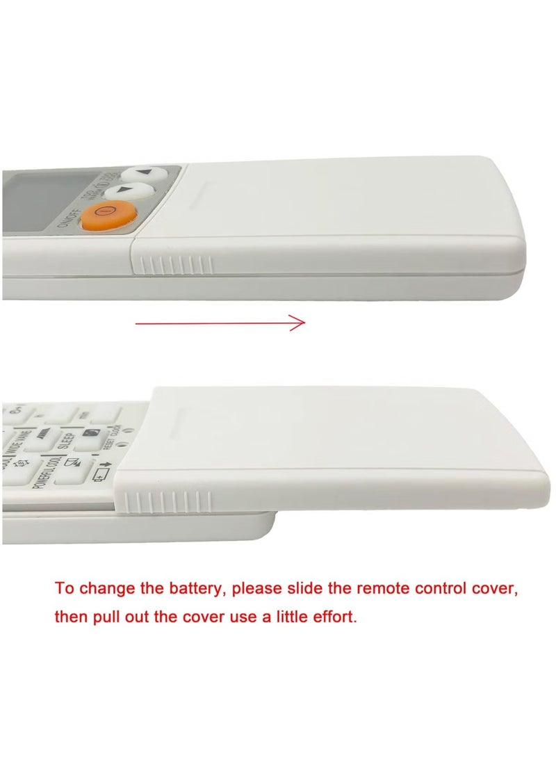 JAJEEK Universal Replacement Remote Control for Mitsubishi Air Conditioner – Compatible with Most Models Like MSZ-A12NA, MSZ-GE09NA, MSZ-A15NA, MSZ-D30NA, MSZ-A24NA-1, KM07M, KM15E (Celsius Display)  - Image 4